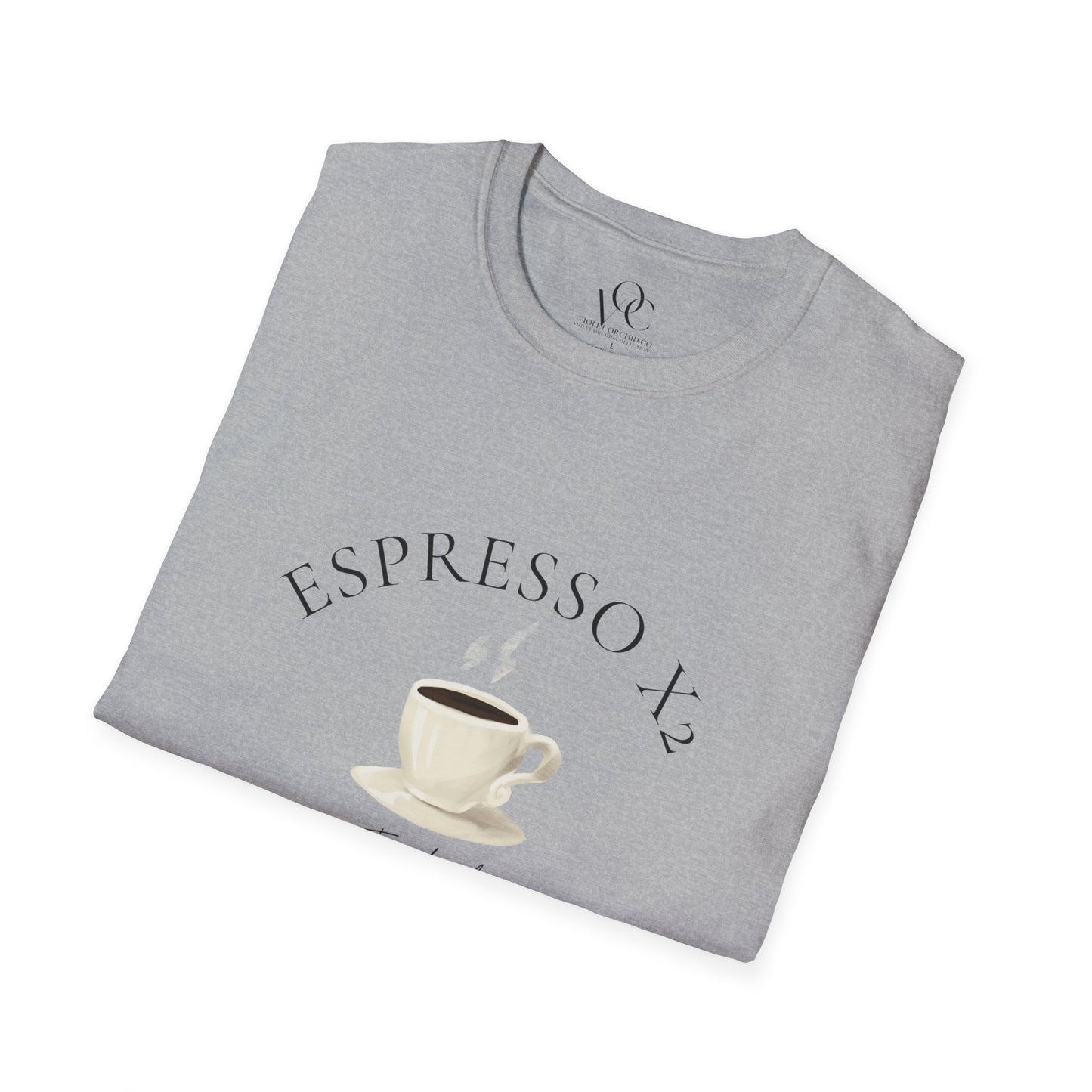 Double Shot Espresso - Tired Af Crew T by Violet Orchid Essentials
