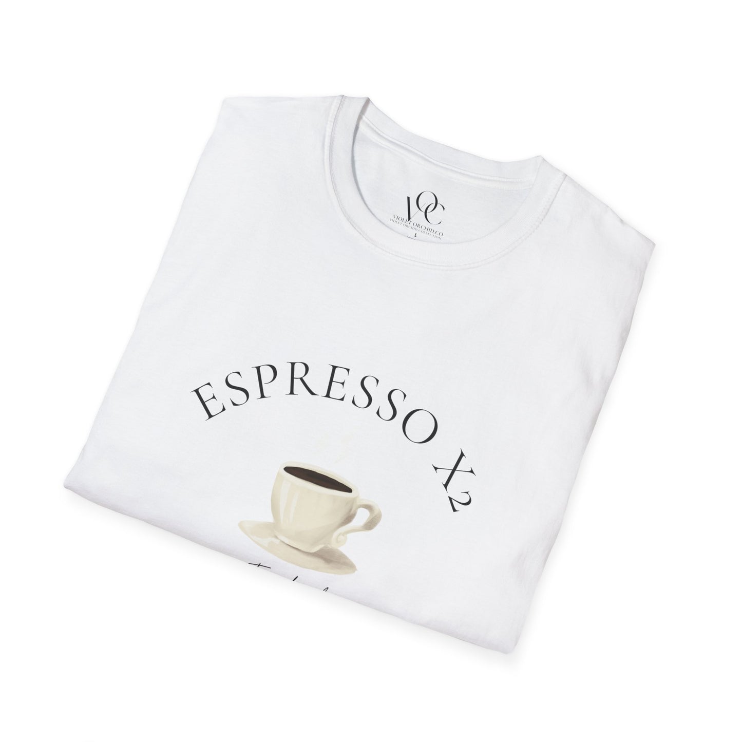 Double Shot Espresso - Tired Af Crew T by Violet Orchid Essentials