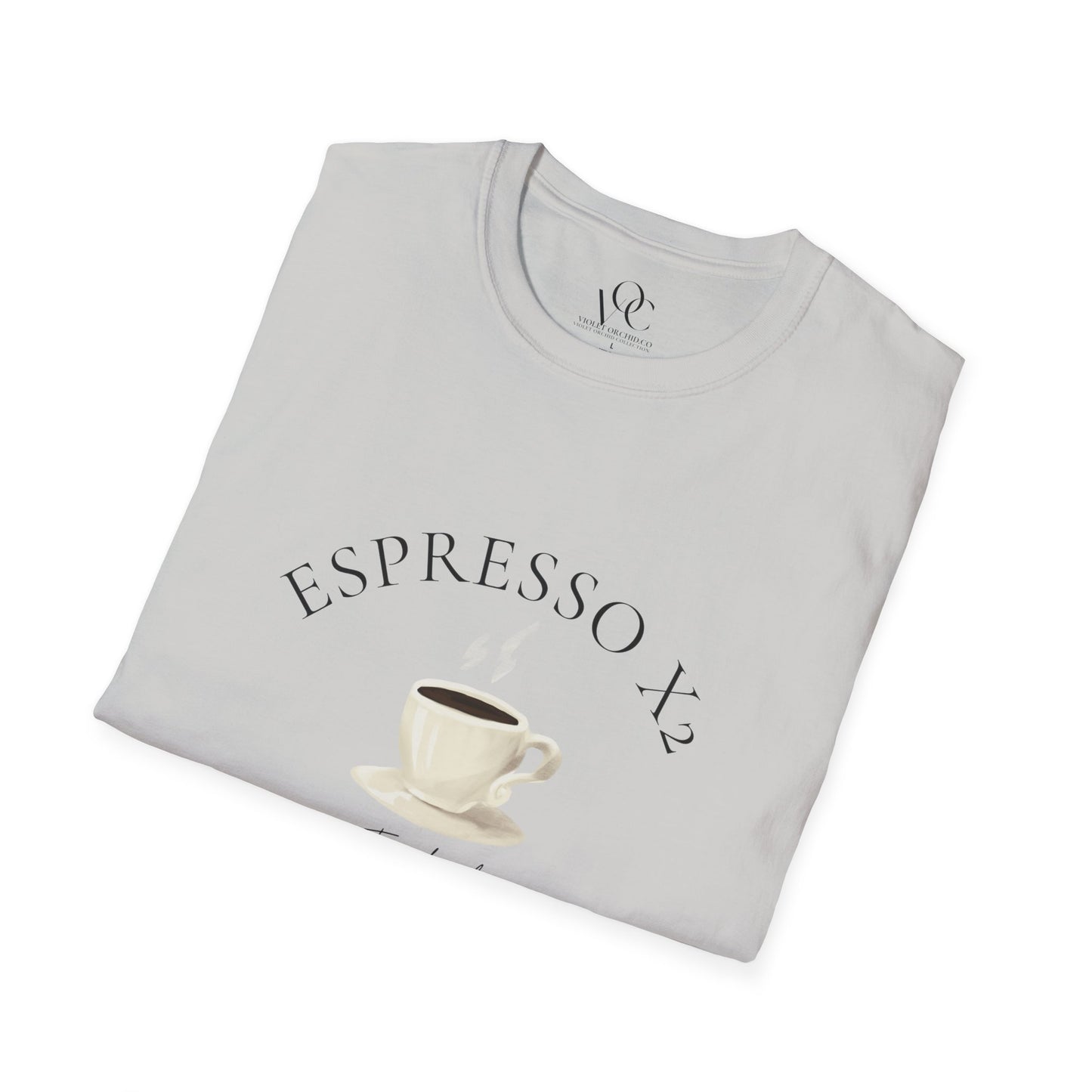 Double Shot Espresso - Tired Af Crew T by Violet Orchid Essentials