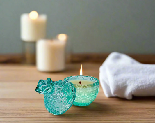 The Sweet Seventy Collection Day at The Spa by Violet Orchid - The Fleur Turquoise Vessel